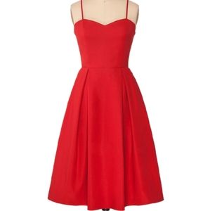 1861 Red A-Line Dress